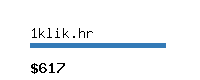 1klik.hr Website value calculator