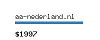 aa-nederland.nl Website value calculator