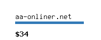 aa-onliner.net Website value calculator