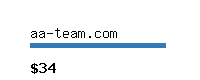 aa-team.com Website value calculator