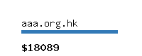 aaa.org.hk Website value calculator