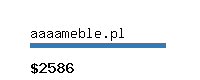 aaaameble.pl Website value calculator