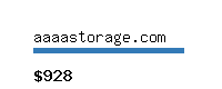 aaaastorage.com Website value calculator