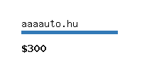 aaaauto.hu Website value calculator