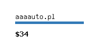 aaaauto.pl Website value calculator