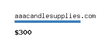 aaacandlesupplies.com Website value calculator