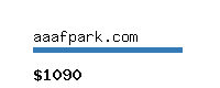 aaafpark.com Website value calculator