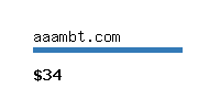 aaambt.com Website value calculator