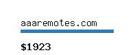 aaaremotes.com Website value calculator