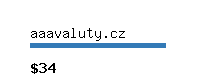 aaavaluty.cz Website value calculator