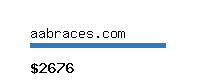 aabraces.com Website value calculator