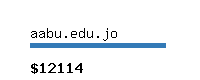 aabu.edu.jo Website value calculator