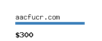 aacfucr.com Website value calculator