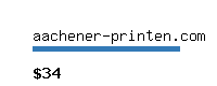 aachener-printen.com Website value calculator