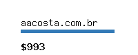 aacosta.com.br Website value calculator