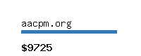 aacpm.org Website value calculator