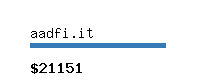 aadfi.it Website value calculator
