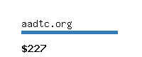 aadtc.org Website value calculator