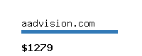 aadvision.com Website value calculator