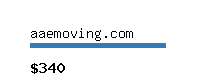 aaemoving.com Website value calculator