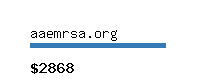 aaemrsa.org Website value calculator