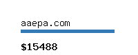 aaepa.com Website value calculator