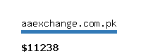 aaexchange.com.pk Website value calculator