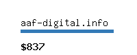 aaf-digital.info Website value calculator