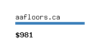 aafloors.ca Website value calculator