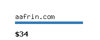 aafrin.com Website value calculator