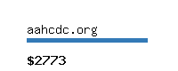 aahcdc.org Website value calculator