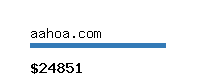 aahoa.com Website value calculator