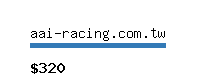 aai-racing.com.tw Website value calculator