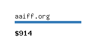 aaiff.org Website value calculator