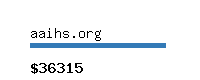 aaihs.org Website value calculator