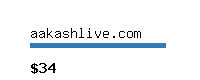 aakashlive.com Website value calculator