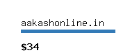 aakashonline.in Website value calculator