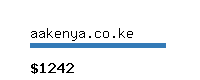 aakenya.co.ke Website value calculator