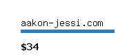 aakon-jessi.com Website value calculator