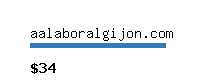 aalaboralgijon.com Website value calculator