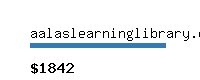 aalaslearninglibrary.org Website value calculator