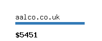 aalco.co.uk Website value calculator