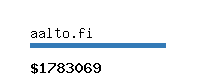 aalto.fi Website value calculator