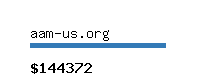 aam-us.org Website value calculator