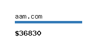 aam.com Website value calculator