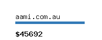 aami.com.au Website value calculator