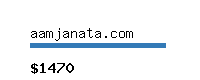 aamjanata.com Website value calculator