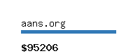 aans.org Website value calculator