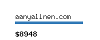 aanyalinen.com Website value calculator