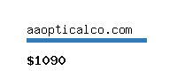 aaopticalco.com Website value calculator